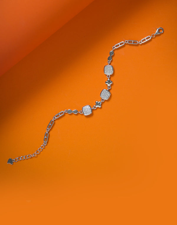 Everyday charm bracelet/ Silver